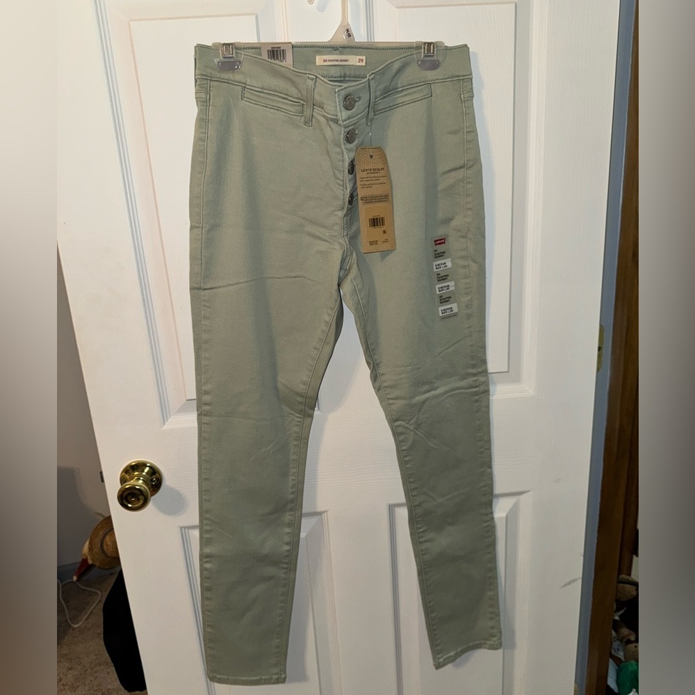 Levi's Light Mint Shaping Skinny Jeans